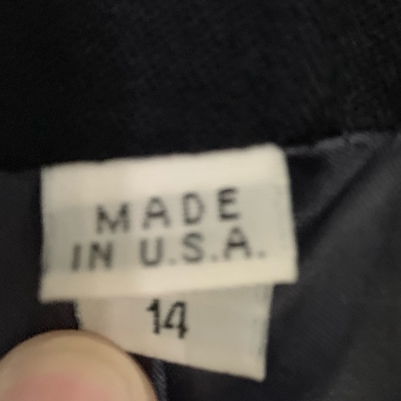 Navy blue - lined women’s blazer - Picture 2 of 6